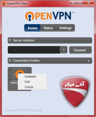 راهنمای تصویری اپن وی پی ان openvpn help - نسخه جدید بدون نیاز به سریال نامبر